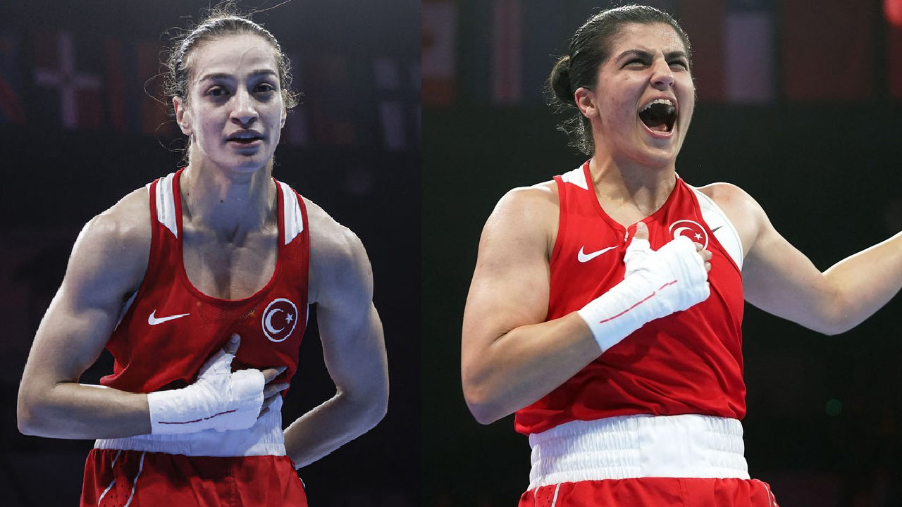 Milli boksörlerimizden Buse Naz Çakıroğlu ve Busenaz Sürmeneli’den çifte şampiyonluk
