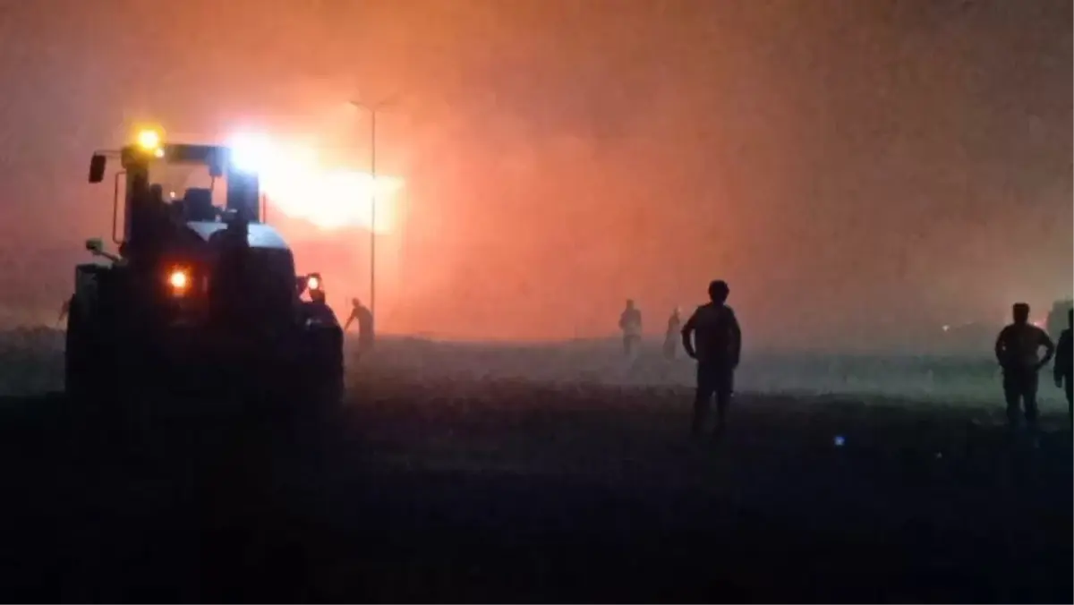 mardinde misir balyasi yangini yx91F2nq